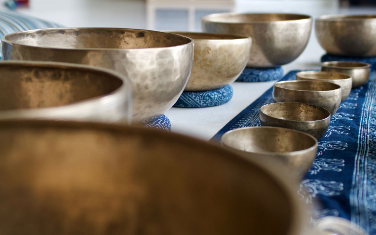 Sound to Silence with Ancient Singing Bowls